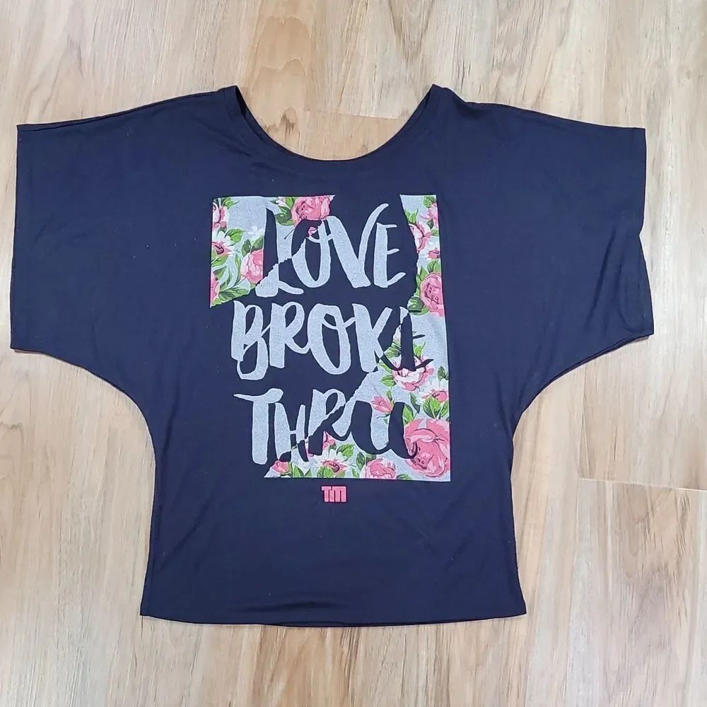 🧚‍♂️TobyMac Blue "Love Broke Thru" Concert Top Small